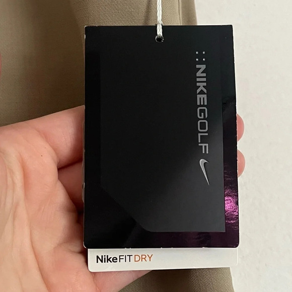 Nike • NWT Men’s Fit Dry Khaki Flat Front Golf Shorts - Picture 3 of 7